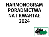 Obrazek dla: Harmonogram porad grupowych i spotkań informacyjnych organizowanych w I kwartale 2024 r.